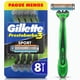 thumbnail image 1 of Máquina de Afeitar Gillette con 3 Hojas Prestobarba3 Sport, 8 Un, 1 of 6