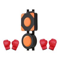 Magideal - Almohadilla De Perforación Montada En La Pared Colchoneta De Boxeo Montada En La Pared Práctica Equipo De Deportes De Interior Entrenador De Boxeo , Con Guante Niño Con Guante Niño Adulto