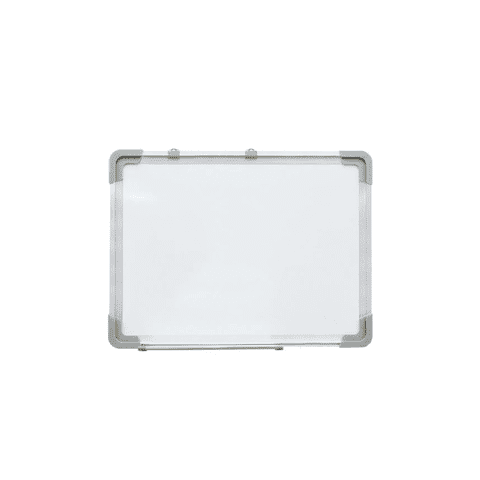 Genérico - Pizarra Acrílica Blanca Pizarron Aluminio 50X70Cm Blanco