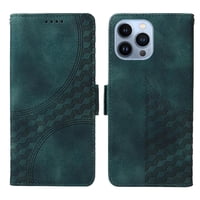 Carcasa Foxdock Iphone 12 Pro De Cuero Pu, Diseño Acolchado Clásico, Protección Contra Caídas Y Rayones