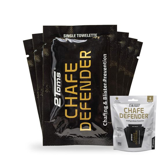 Toallitas antirozaduras antirozaduras Chafe Defender, paquete de 6 unidades