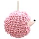 thumbnail image 1 of REGALWOVEN Toallas de Mano con Bolas Peludas 1 Paquete Toallas de Chenilla Suaves y Absorbentes Decorativas de Dibujos Animados Lindos Rosa 7" x 7", 1 of 6