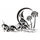 thumbnail image 1 of Decomural Tropical Wave Palm Tree WS-17850, 1 of 2