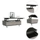 thumbnail image 5 of Mesa De Centro Extensible Fm-002g Gris Y Negro, 5 of 9