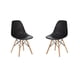 thumbnail image 1 of Set De 2 Sillas De Comedor Eames Negro, 1 of 6