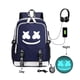 thumbnail image 4 of Luminous Happy Face With USB Charging Port, Casual Waterproof Backpack, Student School Bag, 4 of 4