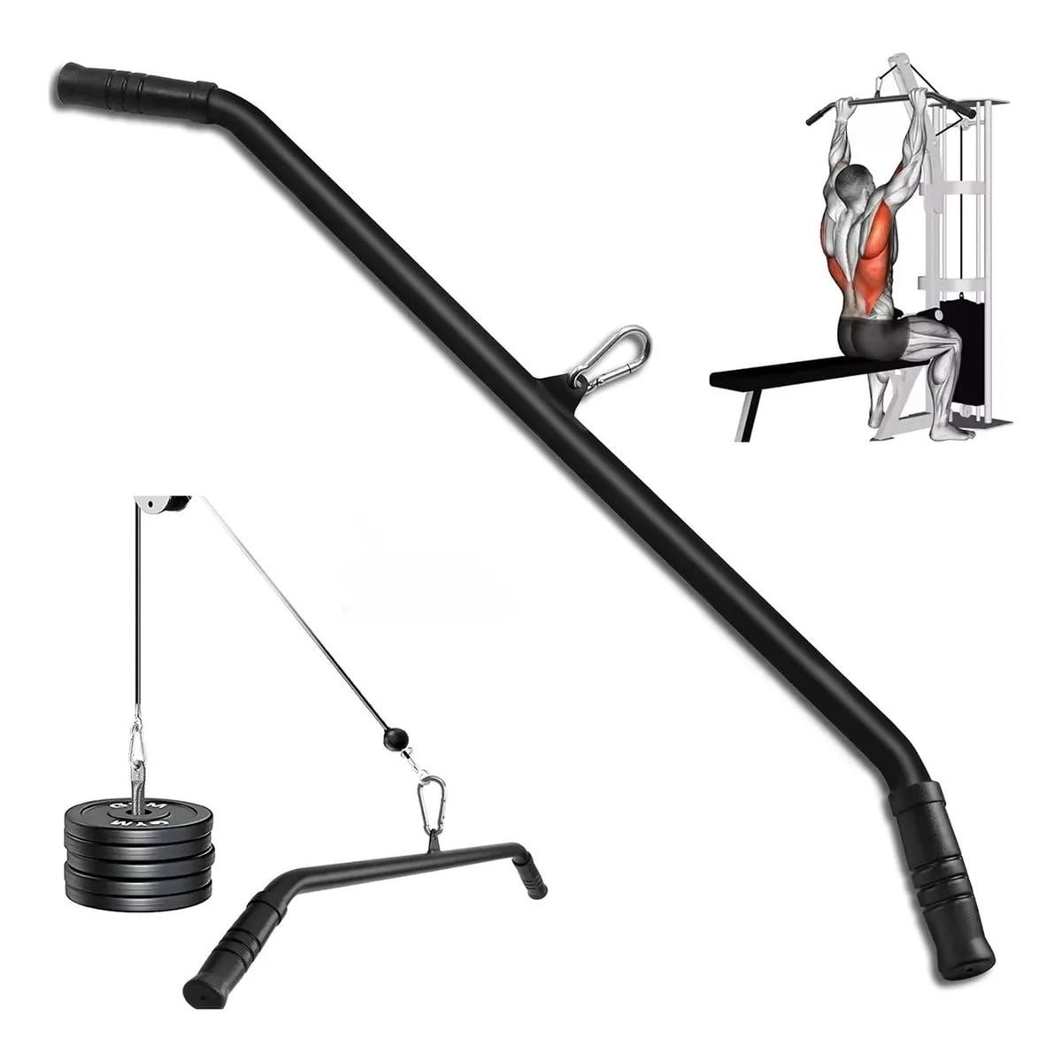Genérica - Barra Para Polea Largo 1mtr - Gimnasio Dorsal Triceps Biceps