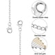 thumbnail image 5 of 10 extensores de collar de plata, extensores de pulsera de oro, cadenas de extensión de collar con cierres de langosta y extensores de cierre para fabricación de joyas de mujer., 5 of 7