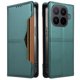 thumbnail image 1 of Funda Billetera para [Xiaomi 17T Pro] Tarjetero Magnético Soporte Verde, 1 of 6