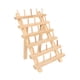thumbnail image 4 of Estante De Madera Para Hilos De Coser, Portátil, Estable, Para Accesorios De Acolchado, Trenzado, 30 Carretes, 4 of 5