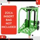 thumbnail image 5 of Bolsa de viaje ZUCA Sport de aleación de aluminio verde con ruedas parpadeantes, 5 of 8