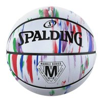Spalding - Balón Basketball Marble Series Tamaño 7 Rainbow
