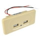 thumbnail image 4 of 12V - 24V Enchufe De Cargador USB Dual Para Automóvil Para Tableta Con Cámara Digital Para Automóvil 4.8A Beige, 4 of 4
