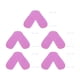 thumbnail image 4 of Juego De Almohadillas Nasales Para Presión Sobre El Puente De La Nariz, Evitando Fugas, Máscara Rosa, 5 Uds., 4 of 5