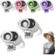 thumbnail image 1 of Ventilador clip coche aire acondicionado USB recargable LED 360° rotación coche oficina camping, 1 of 8