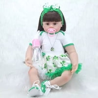 D&M - Muñeca Bebé Reborn Realista De Silicona 55 Cm