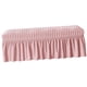 thumbnail image 5 of Funda para banco de comedor, elásticas extraíbles para sillas, de funda de asiento elástico, funda de cojín para banco para , Rosa, 5 of 5