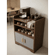 thumbnail image 3 of Despensa Buffet Aparador Mueble De Cocina Gris Nogal Moderno 50x35x80cm, 3 of 6