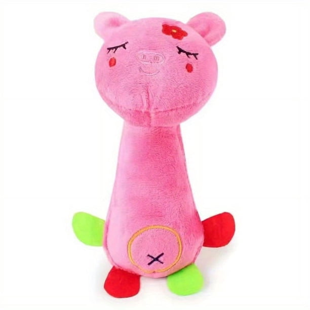 Dog Squeaky Toy Monkey Pig Shaped Dog Squeaky Toy Plush Dog Toy Dog Teeth Cleaning Toys