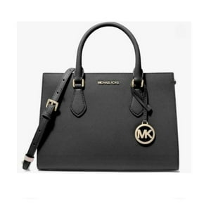 Cartera Michael Kors Womens Polyester Sheila Satchel Medium Handbag Zipper Black