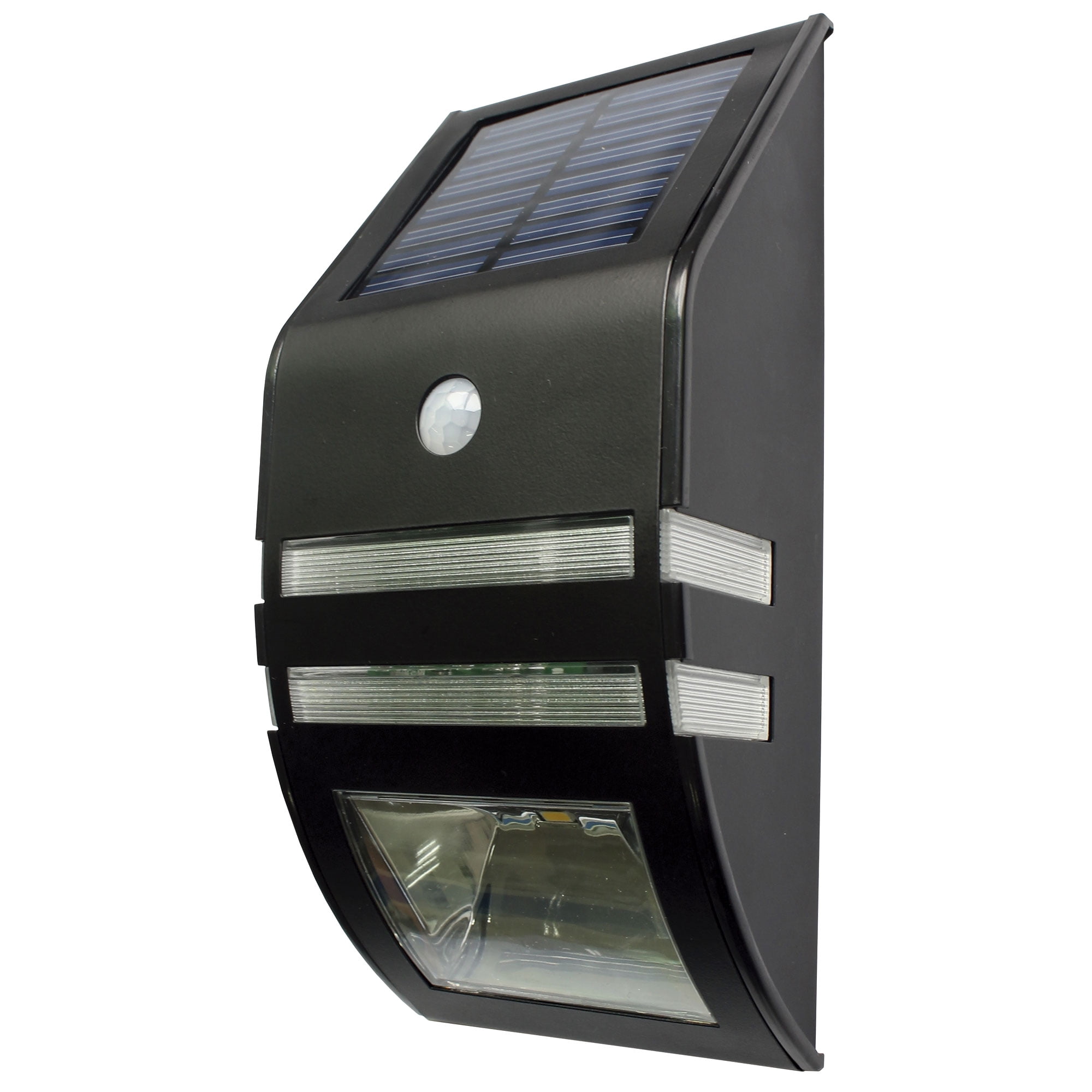 Bp - Aplique Muro Exterior Led Solar 1w Con Sensor Doble Funcion