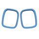 thumbnail image 5 of 2Pcs Roller Road Drift Patines En Línea Plate Edge Guard Azul, 5 of 5