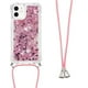 thumbnail image 1 of Funda FOXDOCK para iPhone 12 Mini con Cuerda Ajustable, Brillo Líquido, Protección Antigolpes y Lente – Ideal para Regalo, 1 of 6