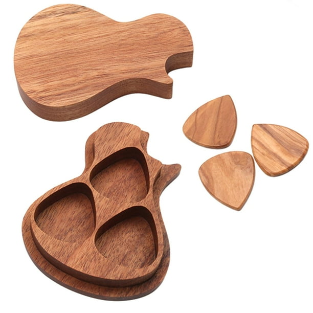 Estuche protector para púas de guitarra, caja para regalos de cumpleaños, contenedor de almacenamiento, organizador de transporte para espectáculos de