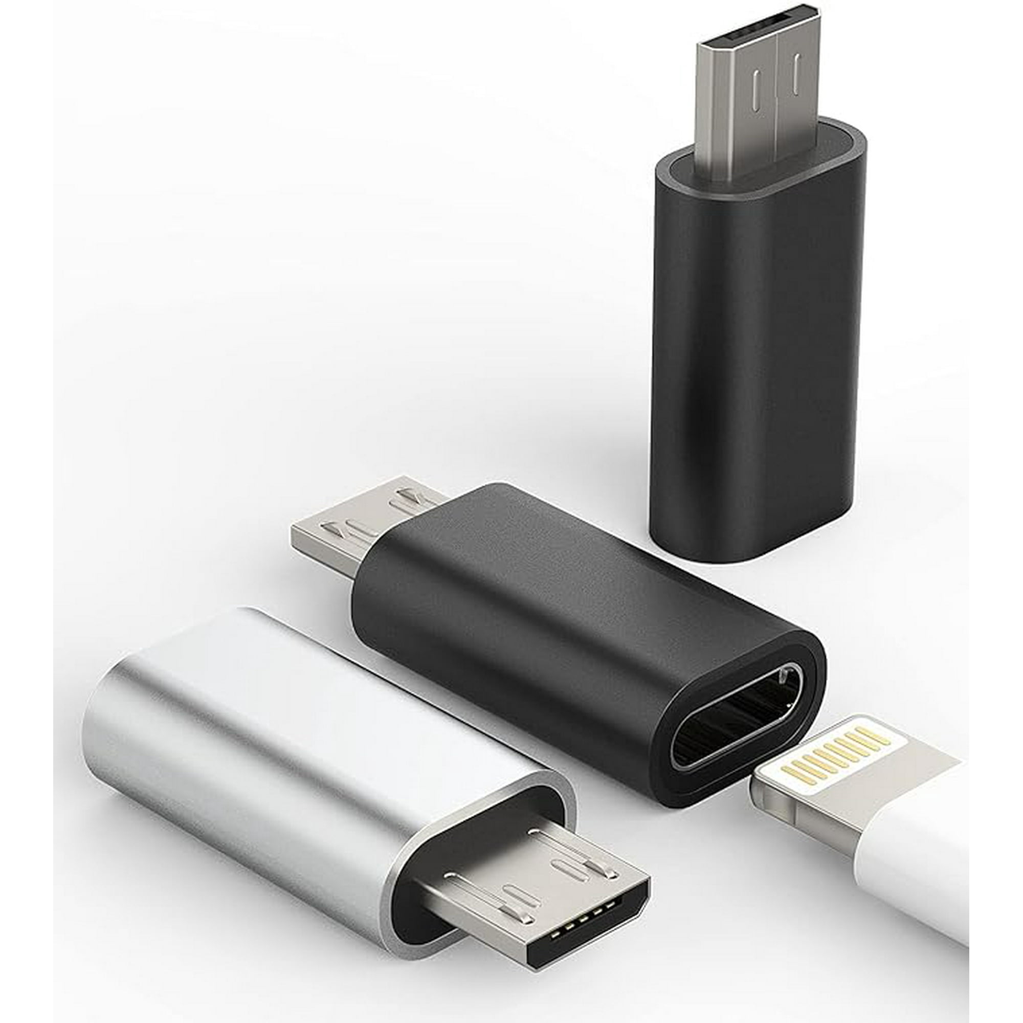 Impormaipu - Adaptador Micro Usb Para Iphone Ligthning Convertidor Otg Conversor Micro Usb V8 Macho Para Iphone Hembra Para Iphone Universal