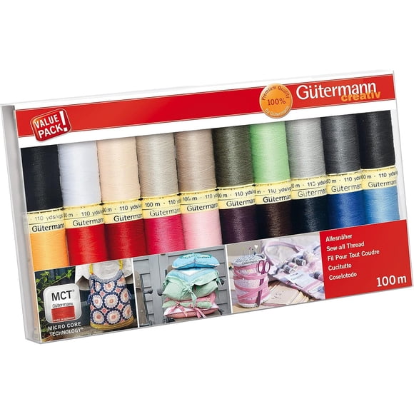 Hilo Gütermann Sew-All 20 x 100 m de poliéster MCT