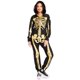 thumbnail image 2 of Disfraz Tipsy Elves, mono dorado con forma de esqueleto para mujer, talla M, 2 of 6