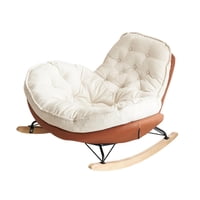 Bothyi - Mecedora Penguin, Silla De Ocio Cómoda Individual Para El Porche Del Hogar, Interior, Marrón