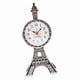 thumbnail image 5 of Reloj Despertador De Mesa Con Dise?o De La Torre Eiffel, Adornos únicos, Reloj De Mesa Multifuncional, Negro Y Dorado., 5 of 5