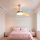thumbnail image 5 of Ventilador de techo IBalody rosa de 91 cm, 6 velocidades y luz LED, 5 of 8