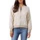 thumbnail image 1 of Chaqueta Bomber INSPIRE CHIC para Mujeres Ligera Corta Floral con Cremallera Casual L Caqui, 1 of 6