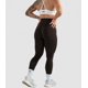 thumbnail image 2 of Leggings Seamless Infinity de cintura alta Gymreapers, color espresso, 2 of 9