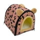 thumbnail image 2 of Casa Para Mascotas Plegable Camas Para Perros Convertibles Para Perros Pequeños Con Cojín Lavable Rojo 35x29x29cm, 2 of 5