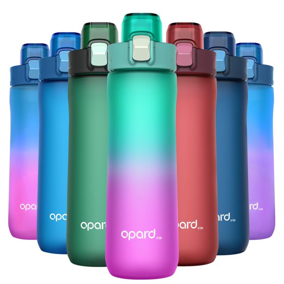 Botella Opard 600 ml Tritan a prueba de fugas con tapa abatible