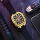 thumbnail image 2 of Reloj MF MINI FOCUS Hombre Esqueleto Cronógrafo Dorado, 2 of 6