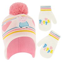 Set De Gorro Y Manoplas De Invierno Para Niños Peppa Pig De Hasbro