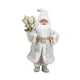 thumbnail image 3 of Figura de Papá Noel de pie, decoración de mesa navideña, decoración de mesa tradicional, muñeco de Papá Noel, adorno navideño para festival, Blanco, 3 of 5