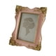 thumbnail image 1 of Marco De Exhibición De Imagen De Flor Tallada Rectangular Marco Interno De 3.8x5.4 Pulgadas Rosa, 1 of 5