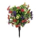 thumbnail image 2 of Bola Topiaria De Flores Violetas Artificiales Realistas Para Balcón, Patio Y Pasarela., 2 of 5