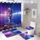 thumbnail image 1 of Set de Cortina de Baño y Alfombras Desmarcar Pedri-Theme 4 Piezas, 1 of 6