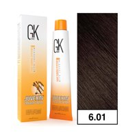 Gkhair - - Tintura Cream Color Permanente Vegana 100Ml + Oxidante - 6.01 Rubio Oscuro Frío
