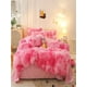 thumbnail image 2 of Cobertor chiporro peludo 2 plazas fucsia jaspeado, 2 of 3