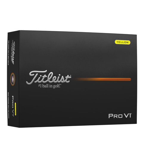 Pelota De Golf Titleist Pro V1 Amarilla