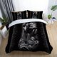thumbnail image 1 of Unicron Sunflower Music Flag Tower Quilt Duvet Cover Set Bedroom Decor Queen3-Piece Bedding Set, 1 of 5