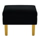 thumbnail image 1 of Pouf Sky 1c Felpa 01 Negro, 1 of 3