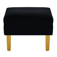 Bodevir - Pouf Sky 1C Felpa 01 Negro